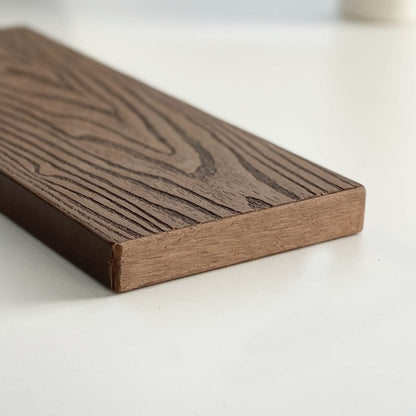 Τάπα περίφραξης WPC 3D wood 2 x 12εκ. | καφέ 70244