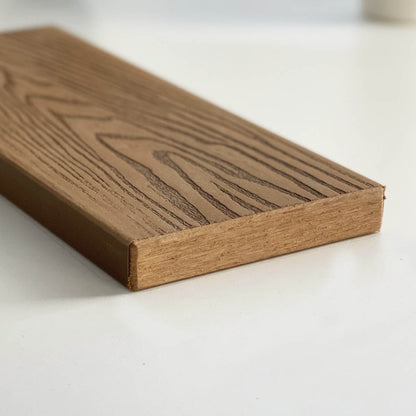 Τάπα περίφραξης WPC 3D wood 2 x 12εκ. | καφέ ανοιχτό 70245