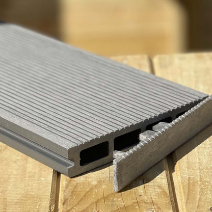 Τάπα WPC 3d wood 2,5 x 15εκ. | γκρι ανοιχτό 70247