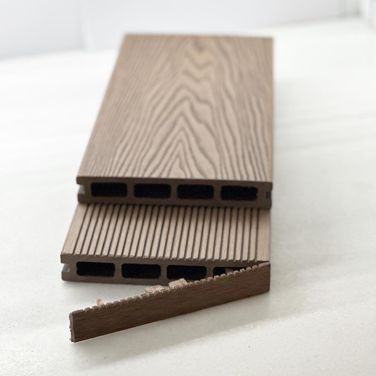 Τάπα WPC 3d wood 2,5 x 15εκ. | καφέ 70249