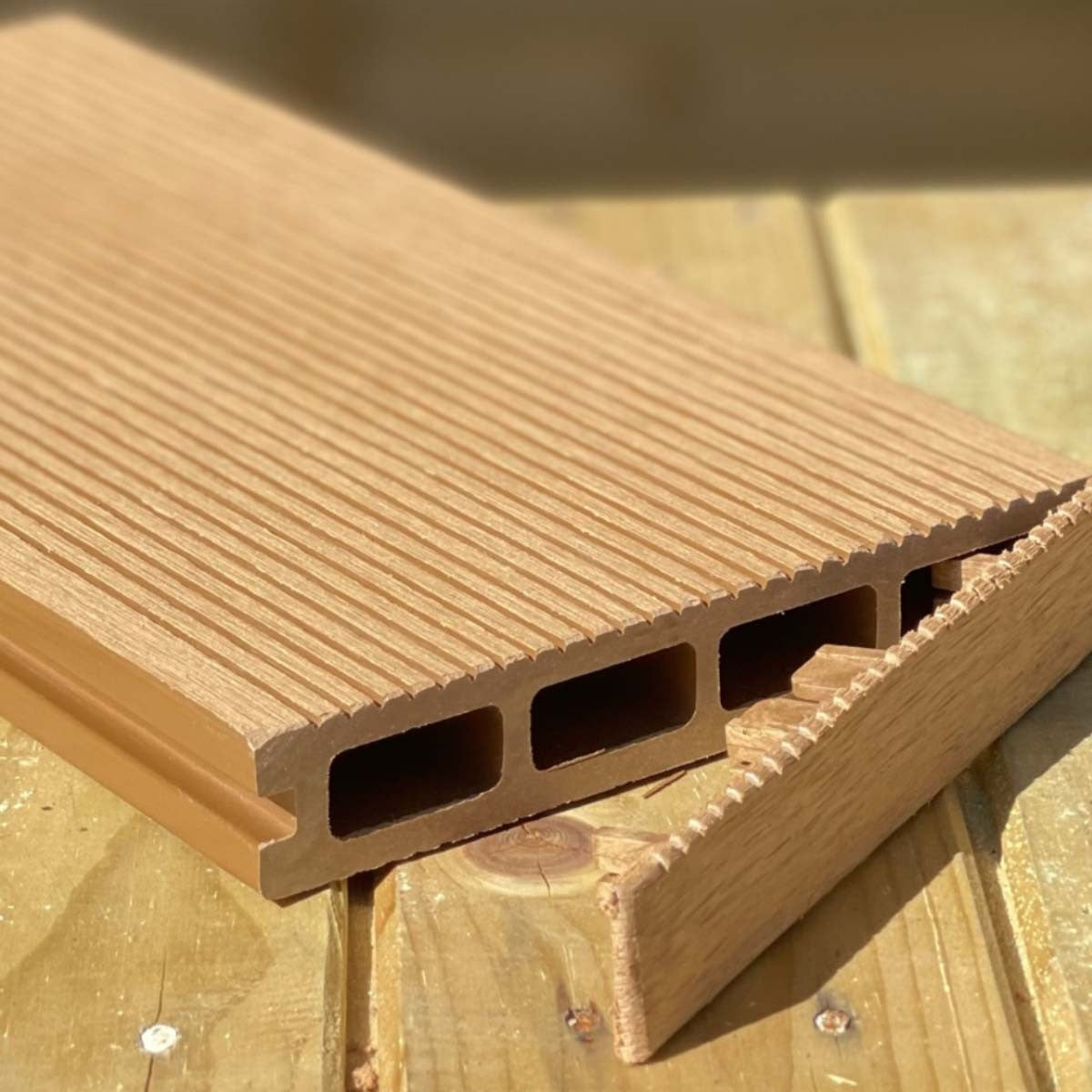 Τάπα WPC 3d wood 2,5 x 15εκ. | καφέ ανοιχτό 70250