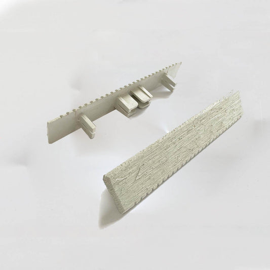 Τάπα WPC 3d wood 2,5 x 15εκ. | λευκό μπεζ 70251