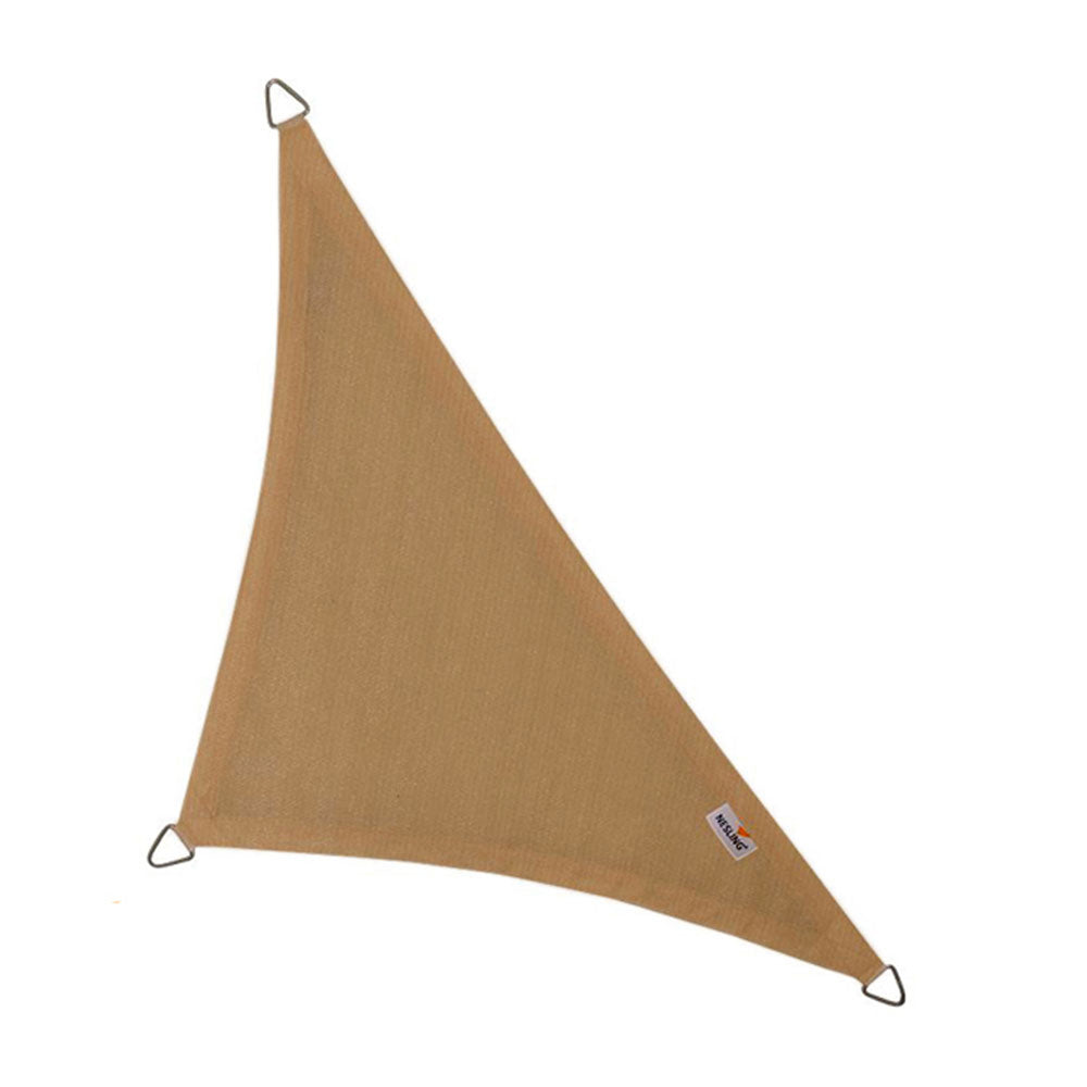 Τρίγωνο πανί σκίασης 285gsm γωνία 90° 4x4x5,7μ. Άμμος N501-090-34