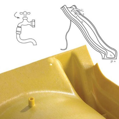 Τσουλήθρα Tsuri 290εκ. πράσινη 402015002001