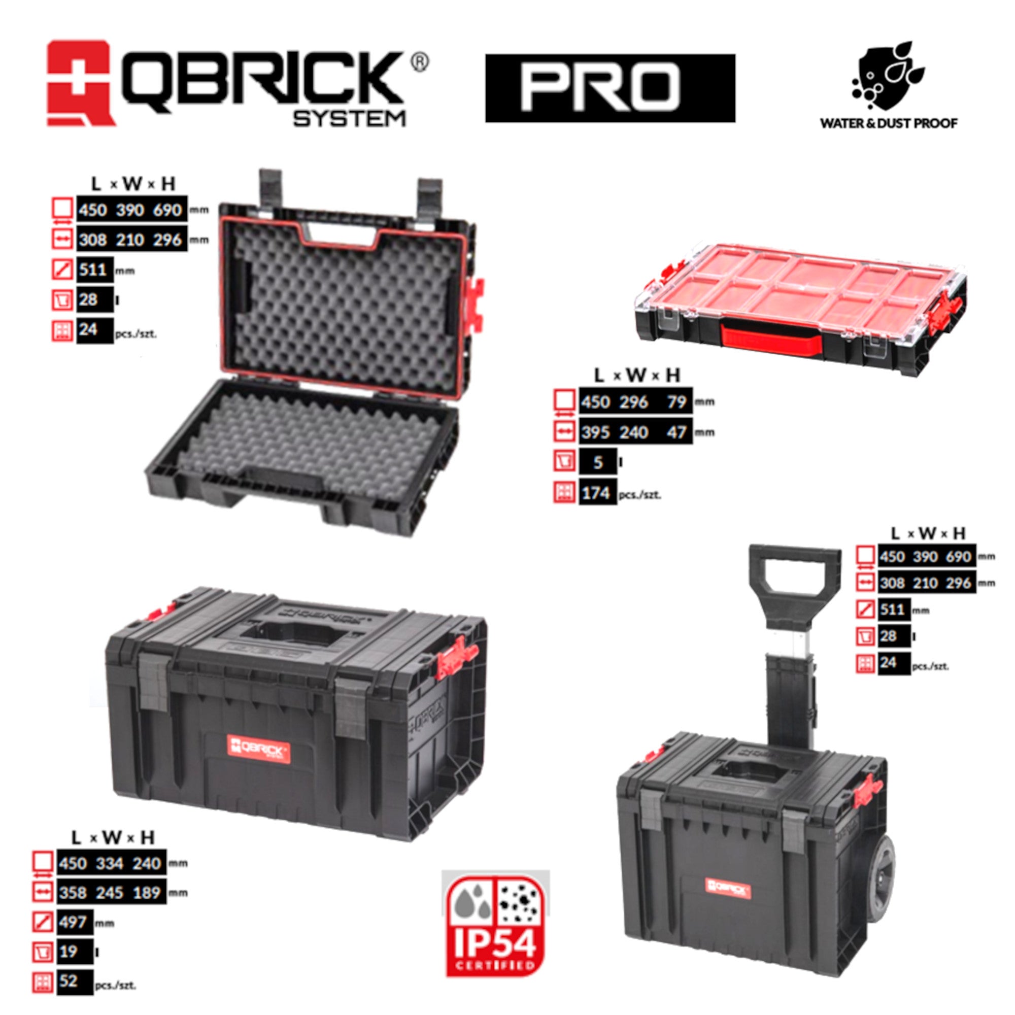 ΕΡΓΑΛΕΙΟΘΗΚΗ QBRICK PRO CART ΣΕΤ 5 ΤΜΧ 29555710