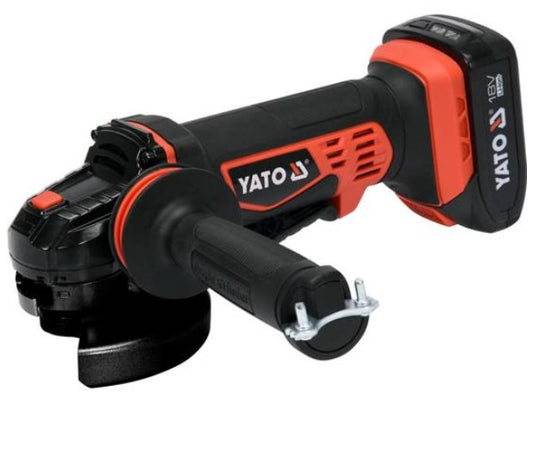 ΓΩΝΙΑΚΟΣ ΤΡΟΧΟΣ ΜΠΑΤΑΡΙΑΣ 18V 125MM 2Ah YT-82826 20182826