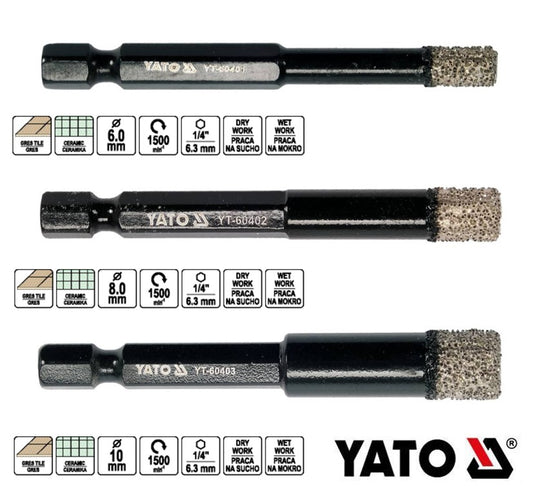 ΔΙΑΜΑΝΤΟΚΟΡΩΝΑ ΕΞΑΓΩΝΗ ΔΡΑΠΑΝΟΥ - 6.0MM-ΔΙΑΜΕΤΡΟΣ 20060401