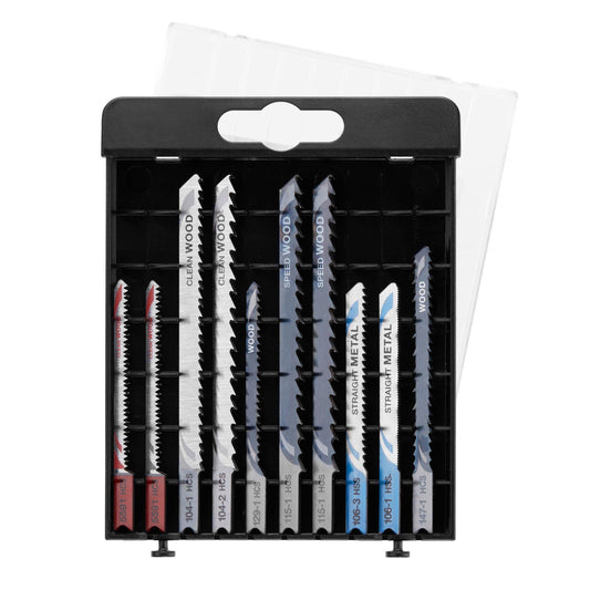 Λάμα σέγας σετ 10τεμ. για μέταλλο και ξύλο τύπος U STA28020-XJ