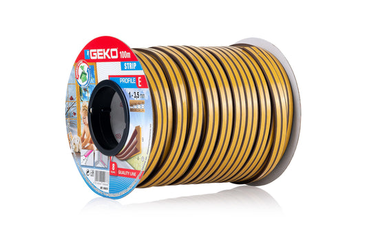 Ταινία αυτοκόλλήτη αεροστόπ καφέ ρολό Ε 100m 1000-31