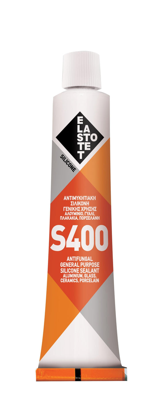 Σιλικόνη γενικής χρήσης S-400 25τεμ σωληνάριο 80ml μαύρη P.00515