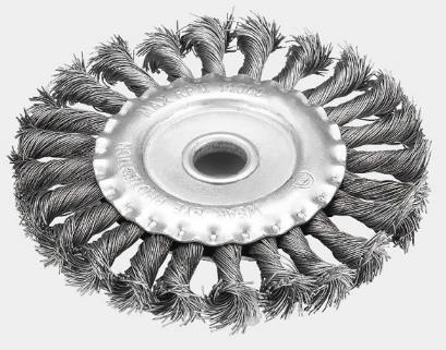 Συρματόβουρτσα ίσια στριφτή με τρύπα 22 Νο200 98708