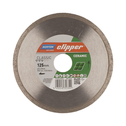 Δίσκος διαμαντέ κοπής πλακιδίων CLASSIC CERAMIC 125X1,6X22,23MM 70184626826