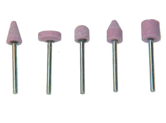 Σμυριδόφρεζες σετ 5τεμ. με άξονα 3mm 39800