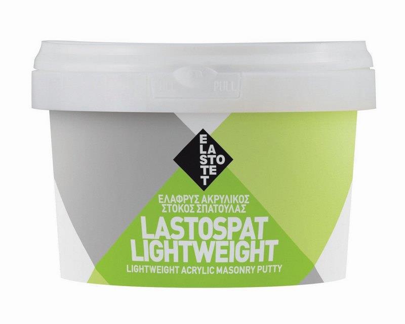 Ακρυλικός ελαφρόστοκος LASTOSPAT LIGHTWEIGHT 48τεμ δοχείο 0,25lt λευκό P.00172