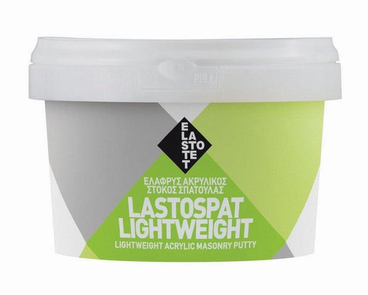 Ακρυλικός ελαφρόστοκος LASTOSPAT LIGHTWEIGHT 9τεμ δοχείο 1lt λευκό P.00177