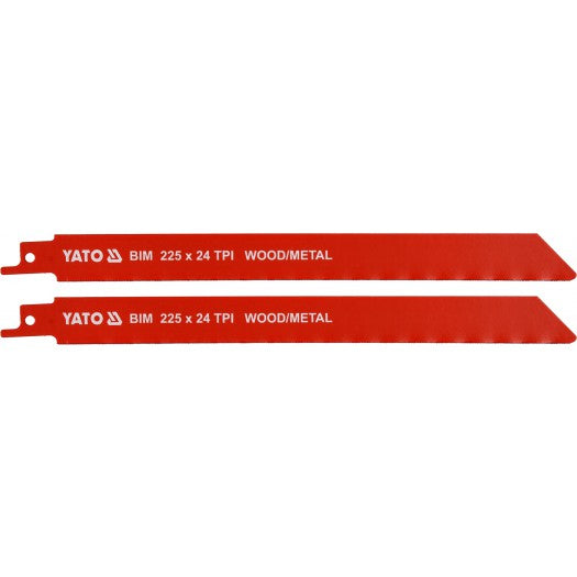 ΛΑΜΕΣ ΣΕΓΑΣ BIM 225MM 24TPI ΣΕΤ 2 ΤΜΧ YT-33934 20033934